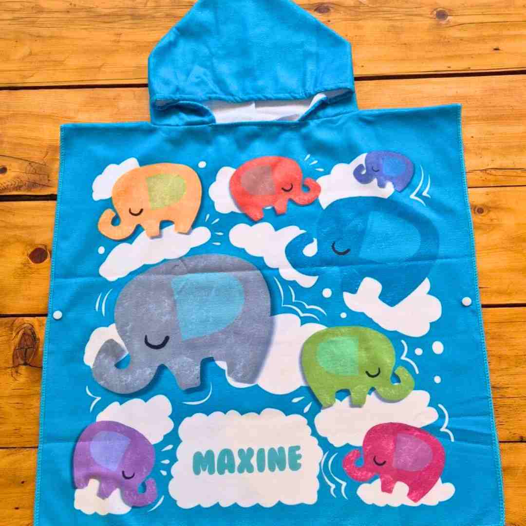Kids Elephant Adventure Sleepwear | Full Sleeve Cotton Night Suit | SnugBug main image 1