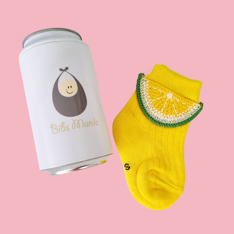 Cooling Lemon Tiny Toe Socks