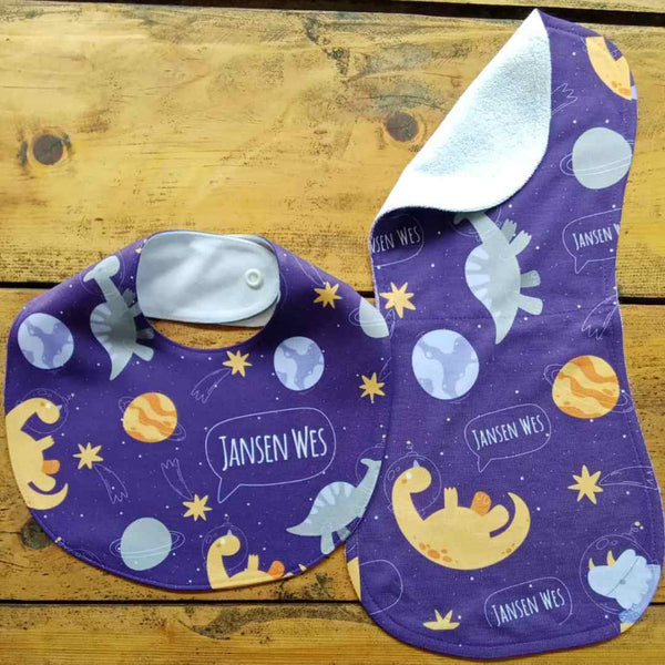 Personalized Burp and Bib Buddy Set