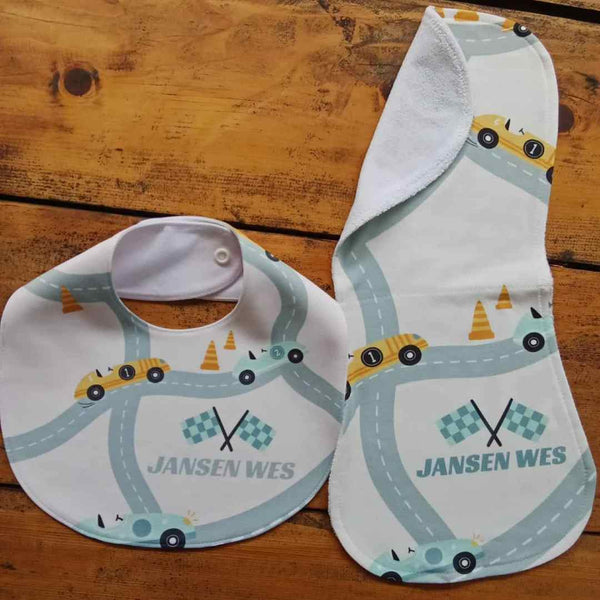 Personalized Burp and Bib Buddy Set