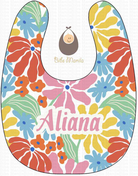 Cheerful Blooms Bibs