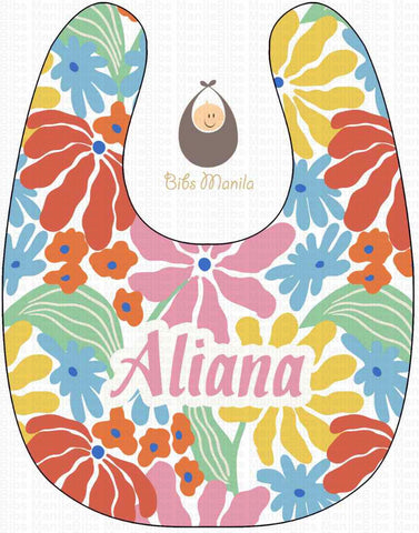Cheerful Blooms Bibs