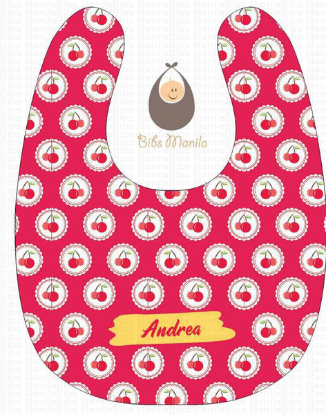 Cheerful Cherries Bibs