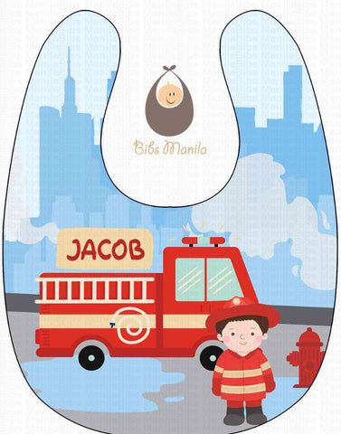 Firetruck Bibs