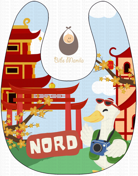 Little Oriental Explorer Bibs