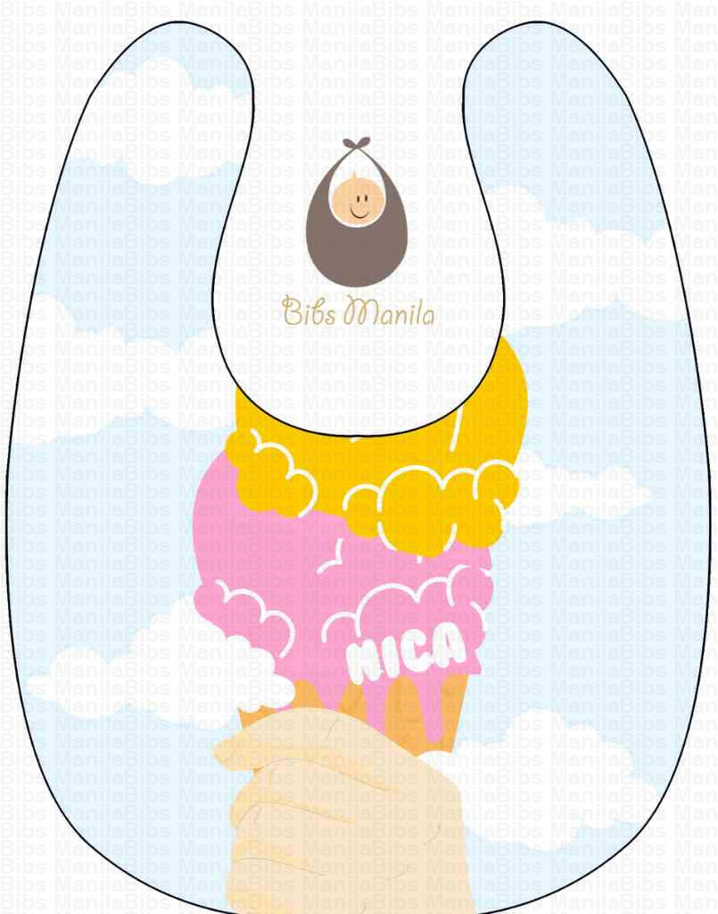 Scream for Ice Cream Bibs