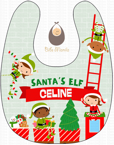 Toy Shop Elves Bibs