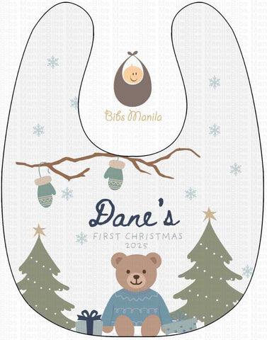 Winter Snuggle Bear Bibs