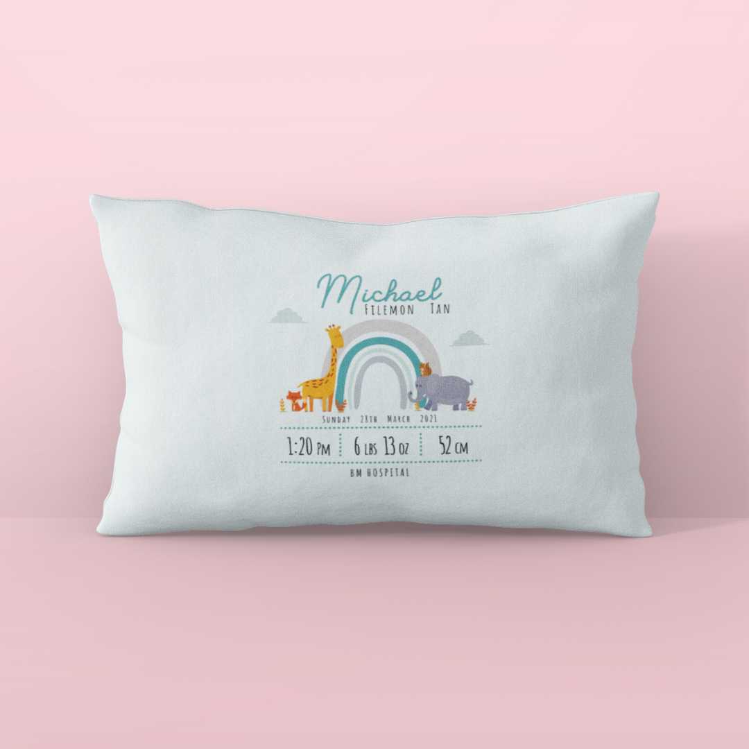 Sky Profile Little Snooze Personalized Pillow