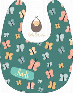 Butterfly Party Forest Bibs