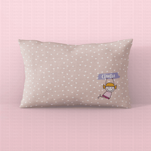 Claudia Little Snooze Personalized Pillow Tiny (9.5 X 7.5 Inches)