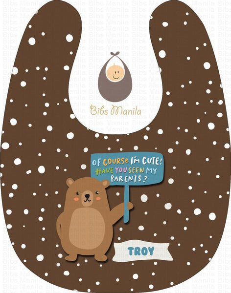 Cute Parent Bears Brown / With Snow Bibs