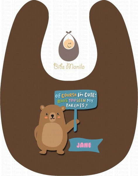Cute Parent Bears Brown / Without Snow Bibs