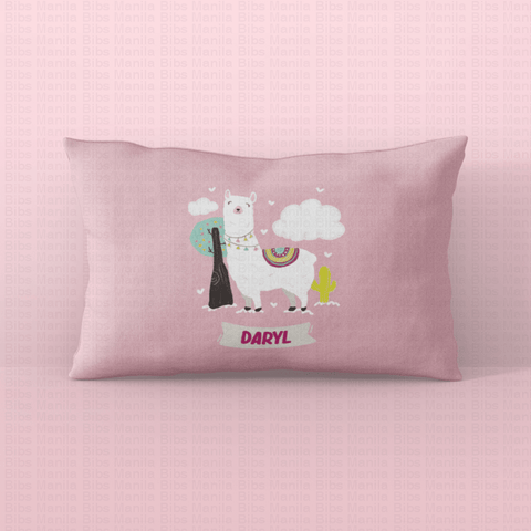 Daryl (Pink) Little Snooze Personalized Pillow Tiny (9.5 X 7.5 Inches)