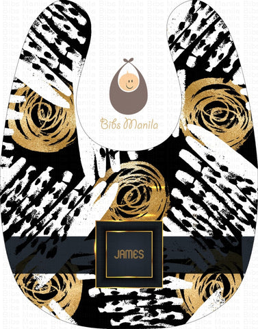 Egyptian Doodles In Coal Bibs