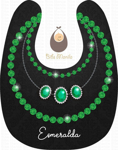 Emerald Necklace Bibs
