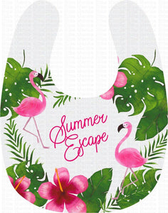 Flamingos Personalized Baby bib