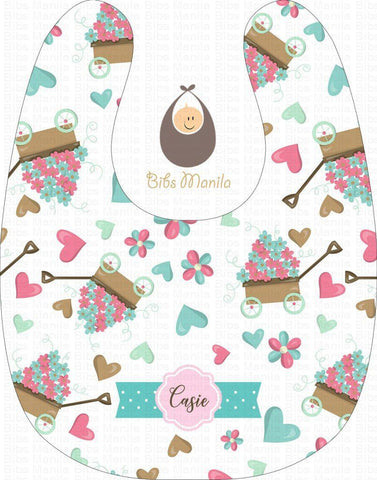 Flower Wagon Bibs
