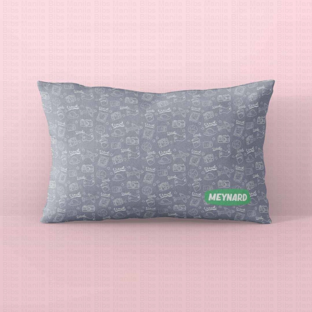 Meynard (Slate) Little Snooze Personalized Pillow Tiny (9.5 X 7.5 Inches)