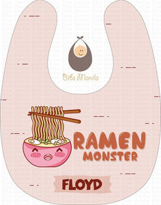 Ramen Monster Bibs