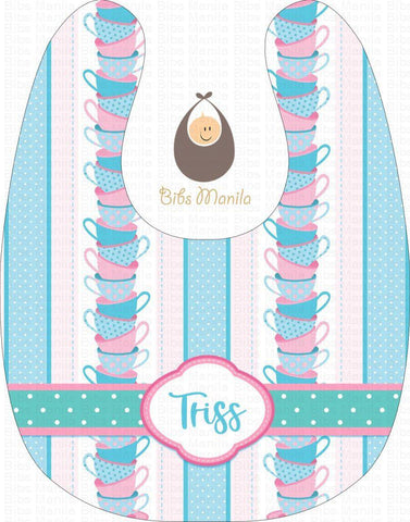 Twin Teacup Towers Bibs